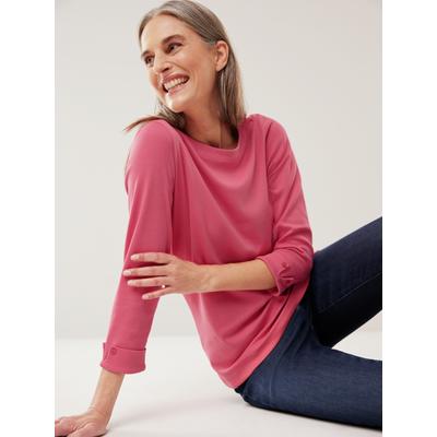 Walbusch Damen Baumwollshirt Softrib Pink Image