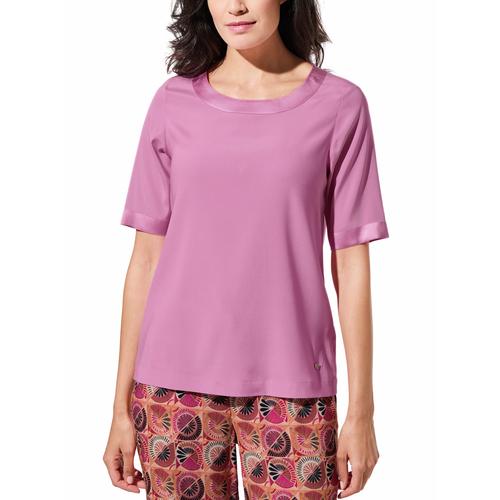 Walbusch Damen Seiden-Shirtbluse Edel-Basic Pink