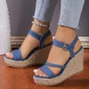 Espadrilles Keile Frau Sandalen Sommer Neue in Damen Komfort Casual Schuhe Party Sandalen Schuhe Zapatillas Mujer Verano