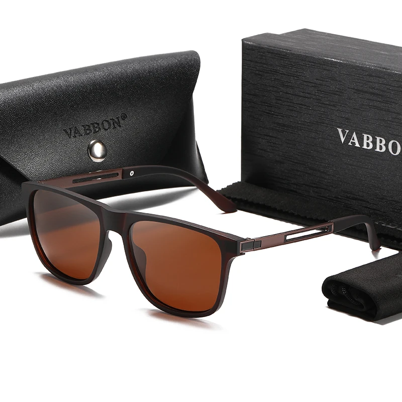 Neue hohle quadratische Rahmen polarisierte Sonnenbrille Herrenmode Retro UV-Schutz Sonnenbrille Auto Sonnenbrille 1106 Image