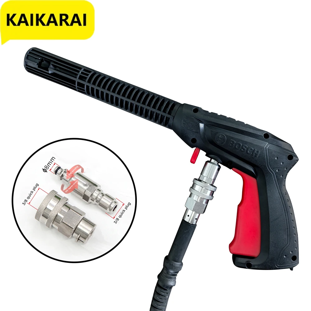 Anti-Tangle-Adapter Schnell kupplung Hochdruck-Wasser pistole für Bosch-Zubehör Hochdruck reiniger mit 3/8 Schnell anschluss Image
