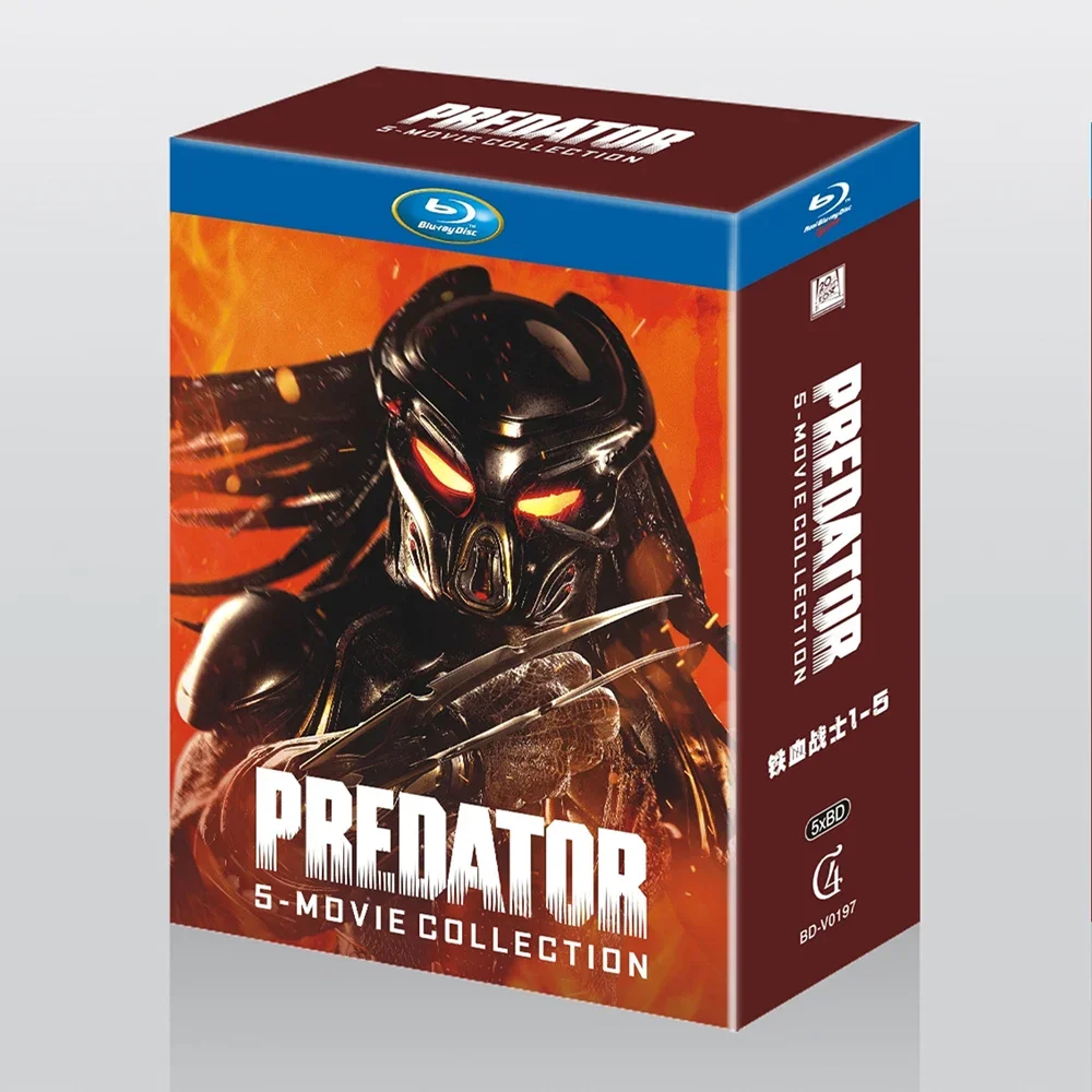 Predator Blu-ray Ultra High Definition Film Prey Prey 1-5 Disc BD Disc, Mandarinenglisch Image