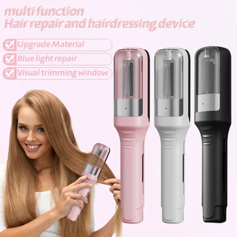 Haare Enden Trimmer Tragbare Elektrische Haarschneidemaschine Split Ends Haarschneider Professionelle Schnurlose Automatische Trim Split für Frauen Image