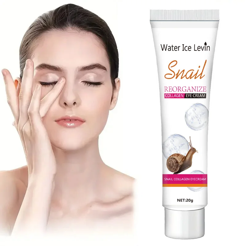 Augencreme mit Schneckenkollagen, straffend, feuchtigkeitsspendend, gegen Augenringe, entfernt Tränensäcke, Hautpflege, Augencremes, Hautpflege für die Augen Image