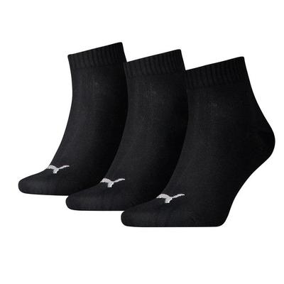 Puma – 3er-Pack schwarze Herren-Schuhfuttersocken Image
