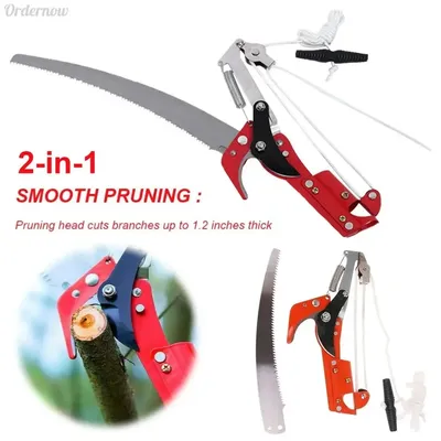 Tree Pruner Saw Extendable High-Altitude Branches Trimmer Labor-Saving Pruning Shears Harvester Clipper Fruit Pick Cutting Tools