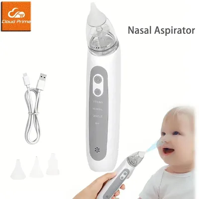 Nasal Aspirator for Baby Electric Nose Aspirator Automatic Nose Cleaner with 3 Silicone Tips