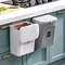 7/9L Wall Mounted Trash Can Household Galley Waste Bin Hanging Bathroom Trash Can With Lid Food