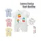 Cute ice cream Newborns Girls Romper Summer Baby Clothes Cotton 2025 New Bib scarf Fun Popsicle