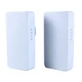 2Pcs Router Wifi esterno Wireless Bridge Wireless Bridge Router 1KM a lungo raggio Wifi Extender 24V POE EU Plug