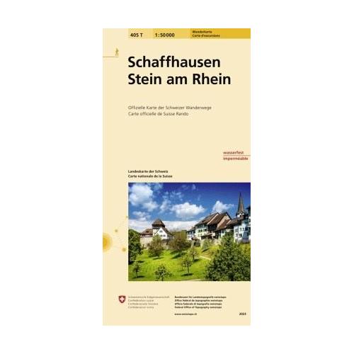 405T Schaffhausen - Stein am Rhein Wanderkarte