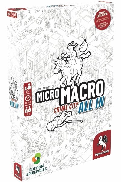MicroMacro: Crime City 3 - All In (Spiel) - Pegasus Spiele