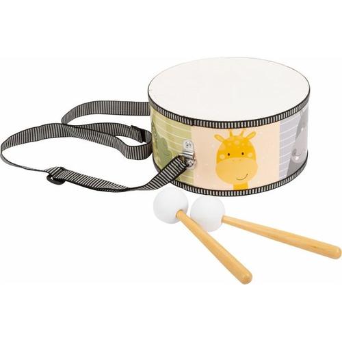 Small foot 11952 - Trommel Bunte Wildnis, Kinder-Musikinstrument, 20x10cm - Legler