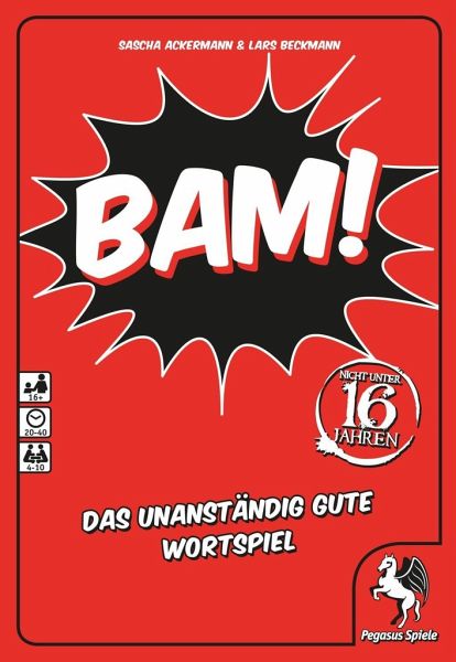 Pegasus Spiele 18300G - Bam! Das unanständig gute Wortspiel - Pegasus Spiele
