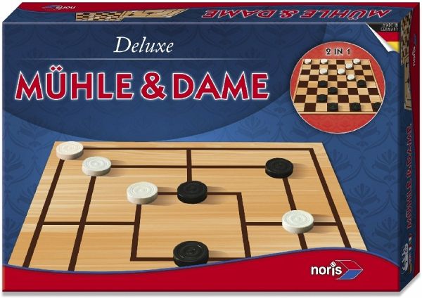 Mühle & Dame, Deluxe (Spiel) - Noris Spiele