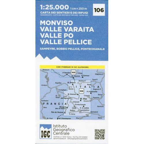 IGC Wanderkarte Monviso