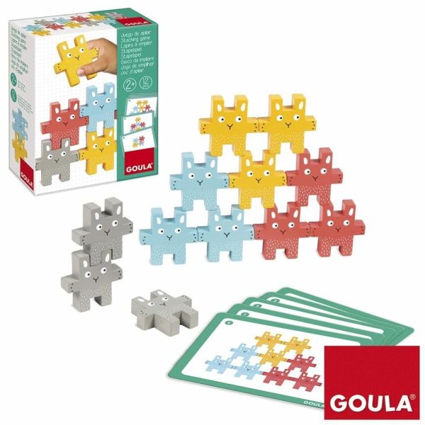 Goula 55243 - Stacking Game, Häschen-Stapelspiel - Goula / Jumbo Spiele