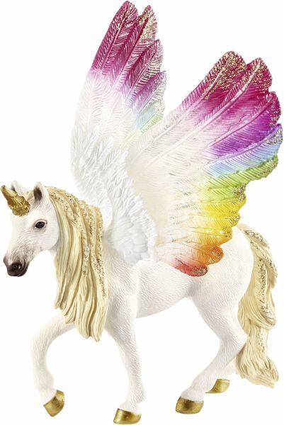 Schleich 70576 - Bayala, Geflügeltes Regenbogeneinhorn - Schleich