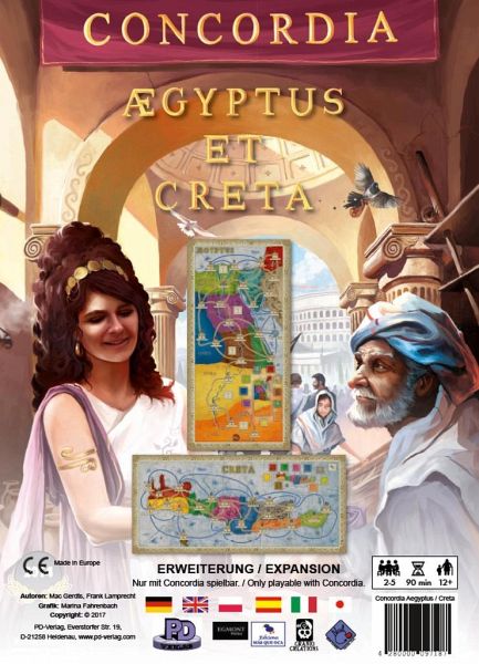 Concordia, Aegyptus et Creta (Spiel-Zubehör) - PD-Verlag / Pegasus Spiele