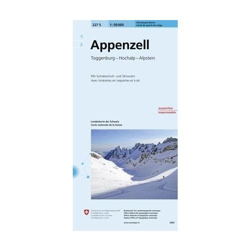 Appenzell Ski-Wanderkarte