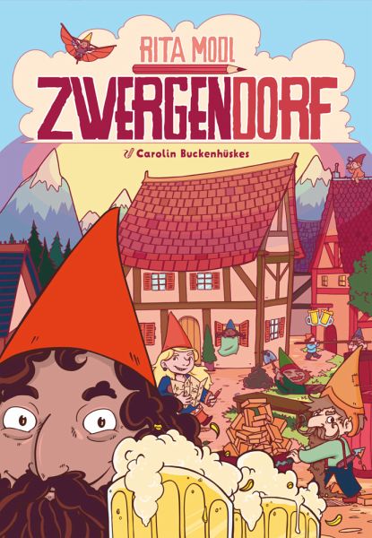 Asmodee SKED0019 - Zwergendorf, Das Zwergen-Zieh-und-Zeichenspiel, Familienspiel, Skellig Games - Skellig Games / Spiel direkt