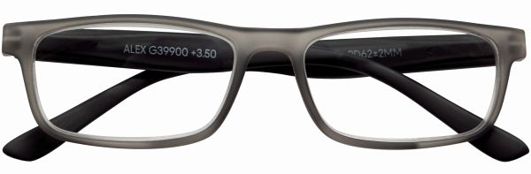 Lesebrille ALEX, anthrazit, +2.00 dpt