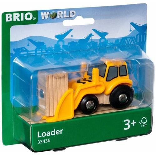 BRIO® 33436 - Frontlader Brio Holzeisenbahn, Fahrzeug, Radlader, Baufahrzeug - BRIO AB / Ravensburger Verlag GmbH