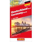 Hallwag Strassenkarte Deutschland Nord 1:500.000