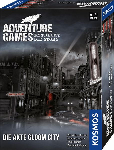 Adventure Games - Die Akte Gloom City (Spiel) - Kosmos Spiele