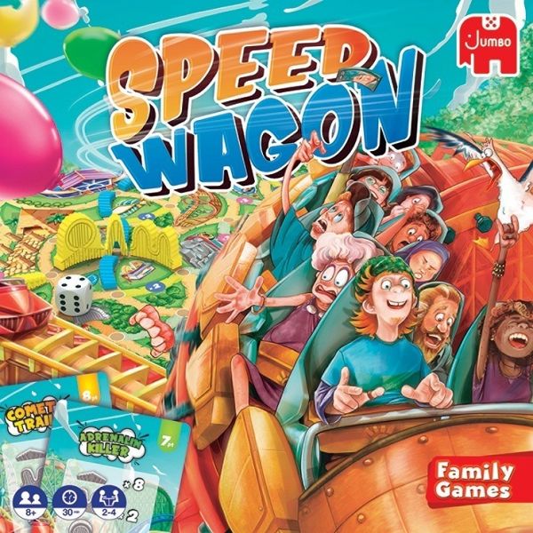 Jumbo 19825 - Speedwagon, Familienspiel - Jumbo Spiele