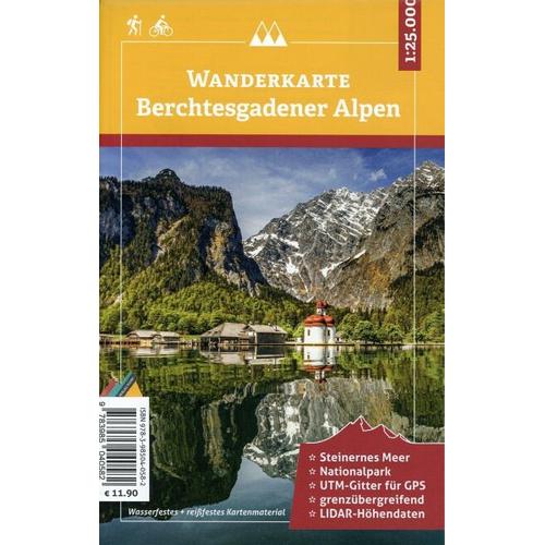 Wanderkarte Berchtesgadener Alpen 1 : 25 000