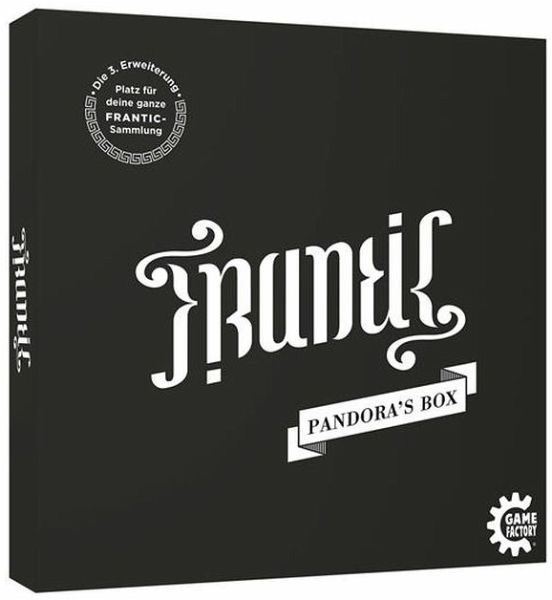 Game Factory 646293 - Frantic, Pandora's Box, 3. Erweiterung, Sammelbox, Kartenspiel - Game Factory