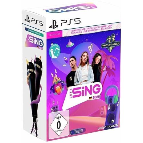 Let's Sing 2025 German Version (+ 2 Mikros) (PlayStation 5) - PLAION GmbH Image
