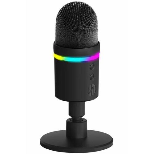Streaming Mikrofon mit LED Beleuchtung - Stealth