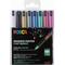 uni-ball Marker uni POSCA PC-1MR 8er Set Metallic