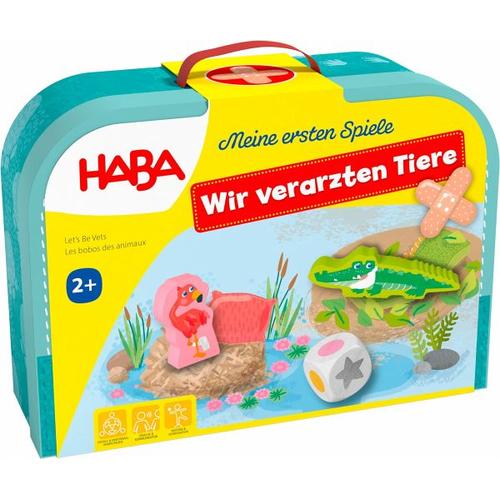 HABA 2011719001 - Meine ersten Spiele, Wir verarzten Tiere, Kinder-Arztkoffer, Spielekoffer - HABA Sales GmbH & Co.KG