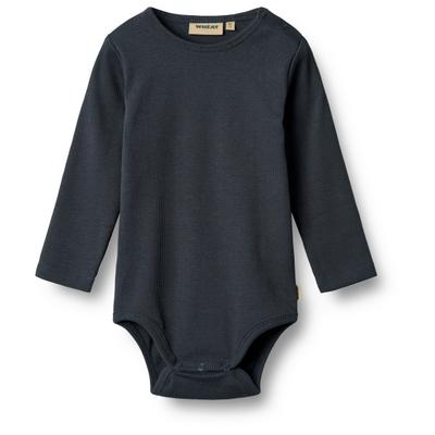 WHEAT - Kid's Rib Body L/S Spencer - Alltagsunterwäsche Gr 92 blau Image
