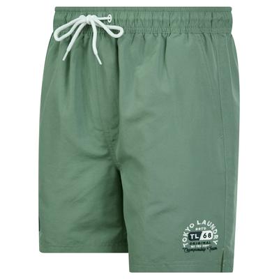 Swim Shorts Satria Microfibre Twill Swim Shorts in Sea Spray Green / S - Tokyo Laundry