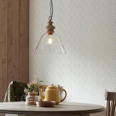 Clover 1 Pendant Light in Natural Ash