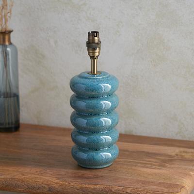 Squad Table Lamp in Ocean Spray Glaze