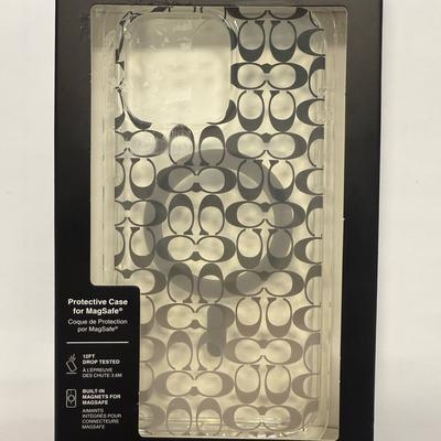 Coach Cell Phones & Accessories | Coach Clear Protective Case For Magsafe | Color: Black/Gray | Size: Os
