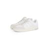 Sneaker CALVIN KLEIN JEANS "BASKET CUP LOW LACEUP LTH MIX", Herren, Gr. 44, weiß (weiß kombiniert), Leder, sportlich, Schuhe, Basket-Sneaker, Schnürschuh, Halbschuh, Freizeitschuh mit CK Logo