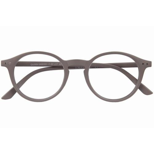 Lesebrille QUINN, grau, +1.00 dpt