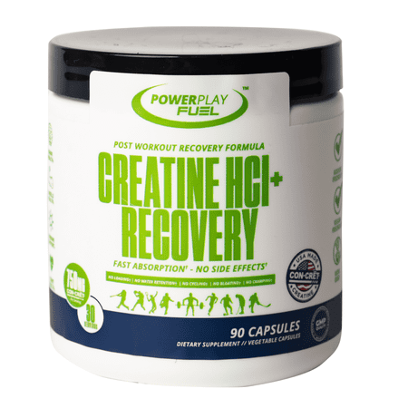 POWER PLAY FUEL CON-CRÄ’TÂ® Creatine HCl Recovery Capsules 90 Capsules