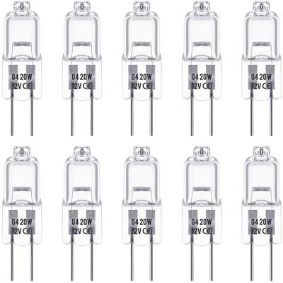 Lntyq G4-Halogenlampen, 20 W, 12 V, 2-poliger Sockel, Ersatz für Image
