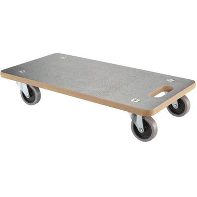 Bs Rollen - Möbelroller 290 x 580 mm, mdf Tragkraft 200 kg Gummireifen ø 75 mm Image