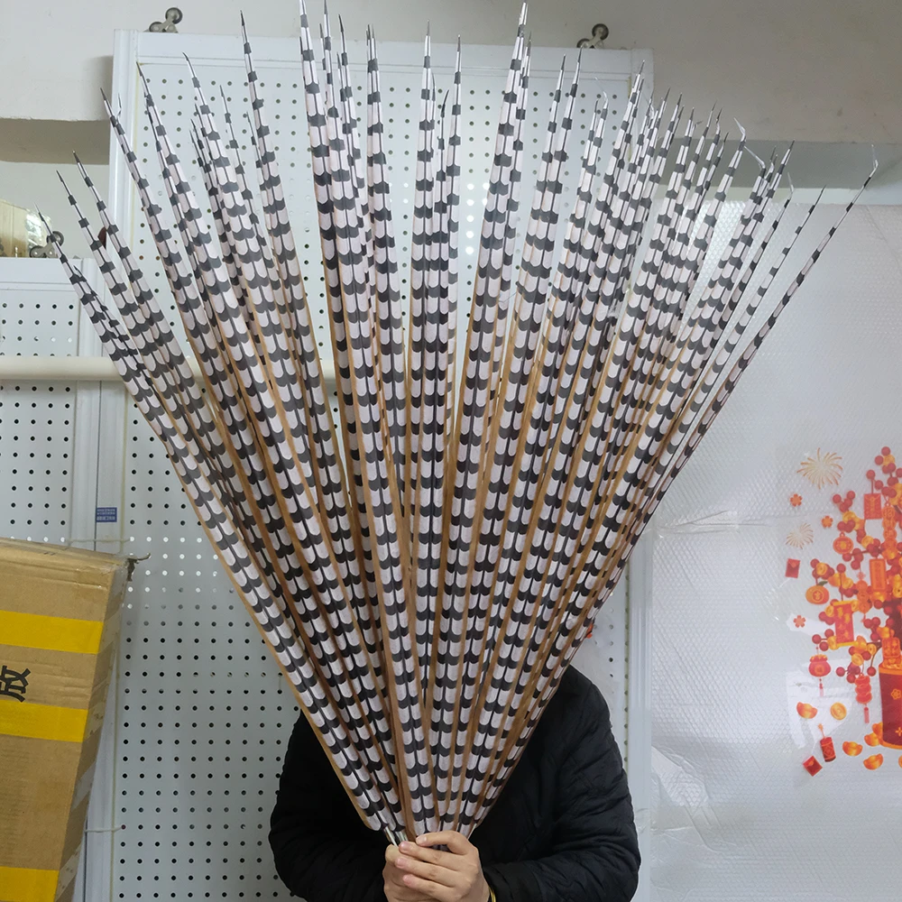 Großhandel künstliche Fasanenfeder/gefälschte Federn 28-64" Dekoration Feder für Karneval/Samba/Burlesque/Party 10-100 Stück