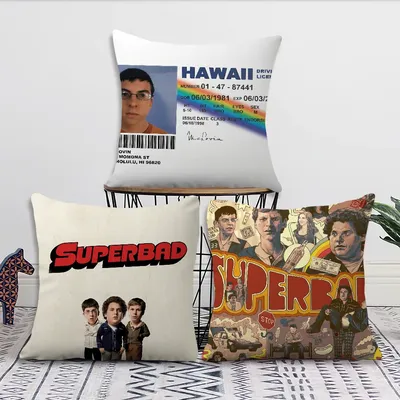 Film Superbad McLovin ID Lustiger Kissenbezug Wohnzimmer Kopfteil Büro Kissen Schlafzimmer Kissen Image
