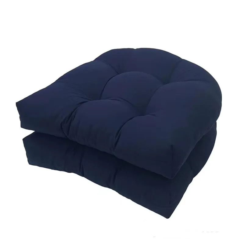 Wasserdichtes Schaukel-Hängekorb-Kissen für Zuhause, Esszimmerstuhl, Sitzpolster, Kissen, 2er-Set, 48 x 48 cm, Garten-Sonnen-Lounge-Sitzkissen
