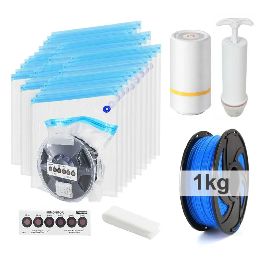 3D-Drucker-Filament-Aufbewahrungsbeutel, PLA/ABS/TPU, Filament-Trockner, Sicherheit, feuchtigkeitsbeständig, versiegelte Versiegelungsbeutel, hält Filament trocken Image